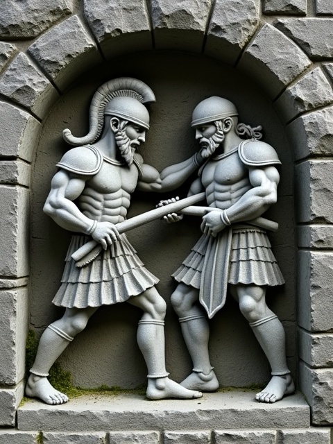 Stone Relief style